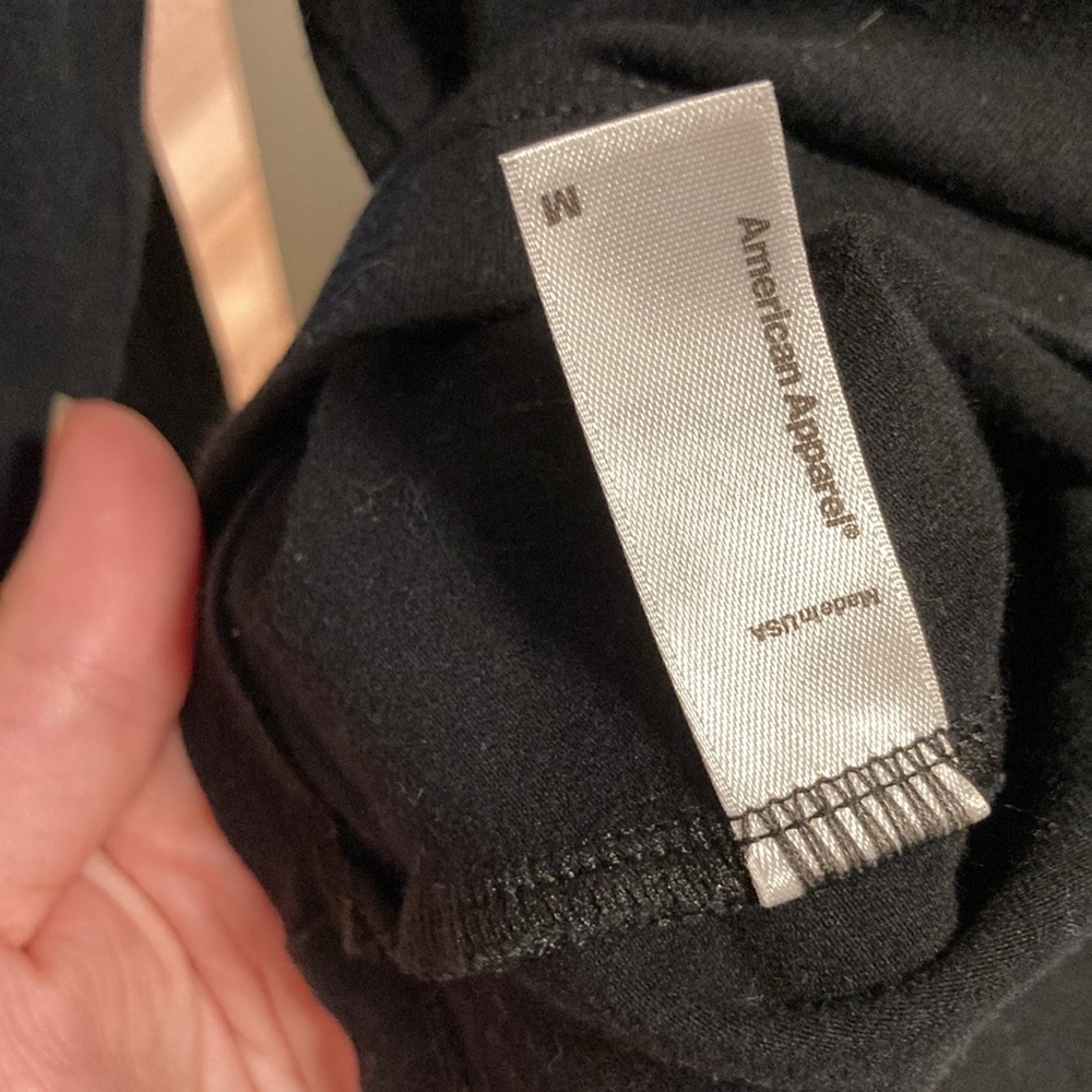 American Apparel Long Sleeve Crop Top - Picture 2 of 2